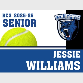 Resurrection Christian Tennis Yard Sign