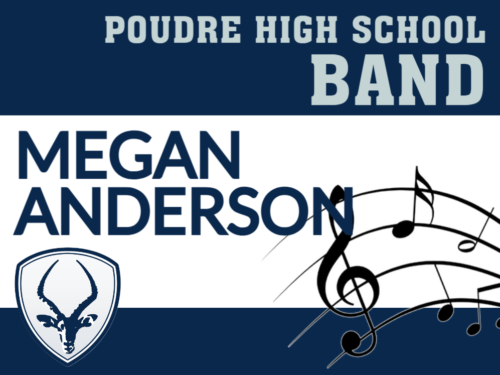 Poudre High School Band yard signs