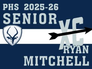 Poudre High School cross country yard sign