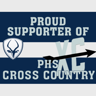 Poudre High School Cross Country yard sign