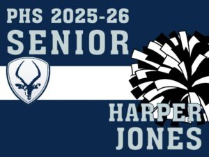 Poudre High School poms yard sign