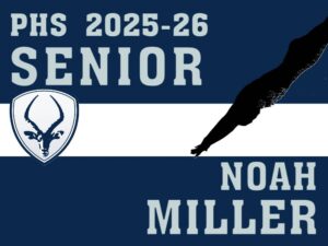 Poudre High School dive yard sign