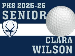 Poudre High School golf yard sign