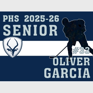 Poudre High School ice hockey yard sign