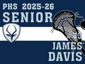 Poudre High School lacrosse yard sign