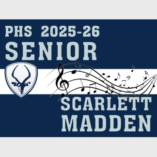 Poudre High School orchestra yard sign