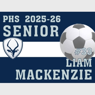 Poudre High School soccer yard sign