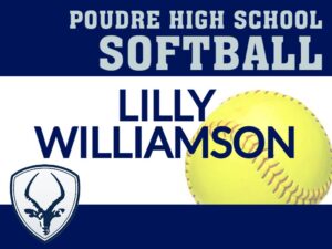 Poudre High School Softball yard sign