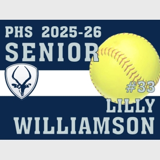 Poudre High School softball yard sign