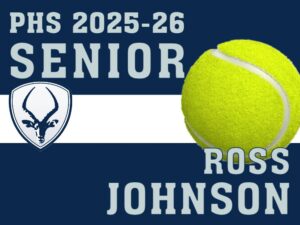 Poudre High School tennis yard sign