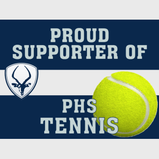 Poudre High School Tennis yard sign