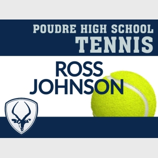 Poudre High School Tennis yard sign