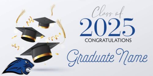 Resurrection Christian High School graduation banner