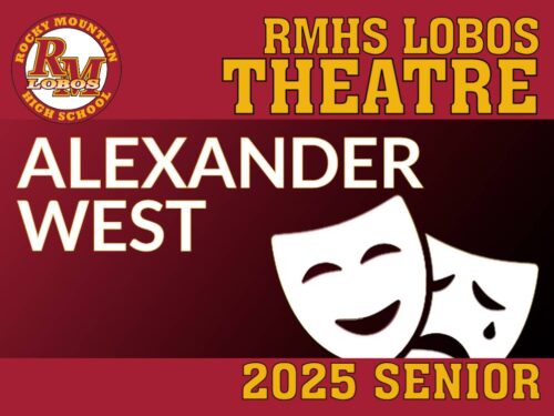 Rocky Mountain High School Theatre yard sign