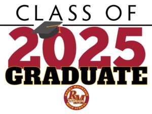 Rocky Mountain High School graduation yard sign