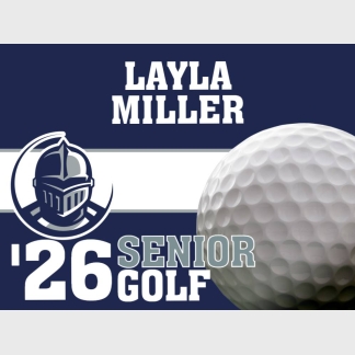 Severance High School golf yard sign