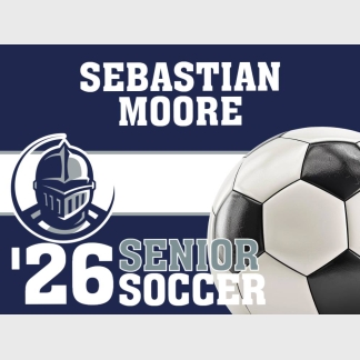 Severance High School soccer yard sign