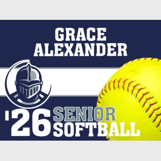 Severance High School softball yard sign