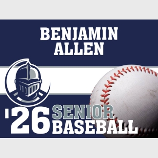 Severance High School baseball yard sign