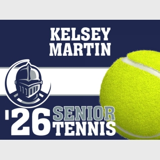 Severance High School tennis yard sign