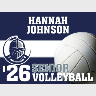 Severance High School volleyball yard sign