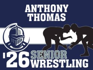 Severance High School wrestling yard sign