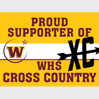 Windsor High School Cross Country yard sign