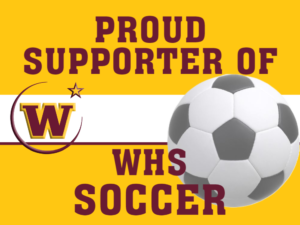 Windsor High School Soccer Supporter yard sign