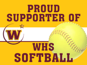 Windsor High School Softball Supporter yard sign