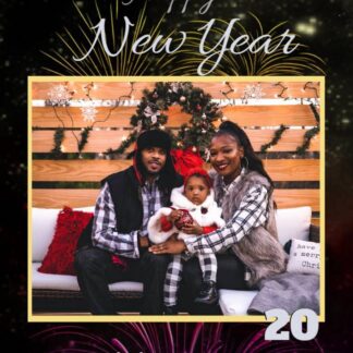 happy new year 2026 photo card