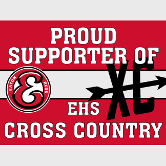Eaton High School Cross Country yard sign
