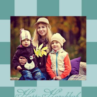 happy hanukkah photo card