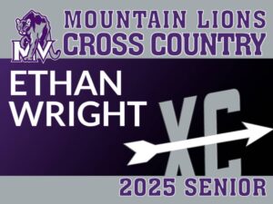 Mountain View High School Cross Country yard sign