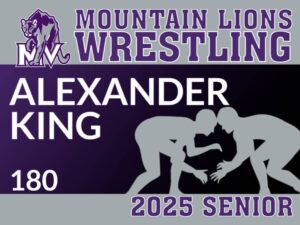 Mountain View High School Wrestling yard sign