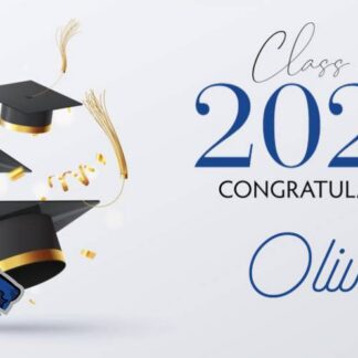 Resurrection Christian high school graduation banners