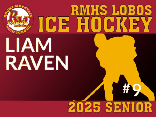 Rocky Mountain High School Ice Hockey yard sign