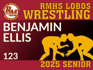 Rocky Mountain High School Wrestling yard sign