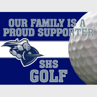 Severance High School Golf yard sign