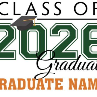 Graduation Yard Sign