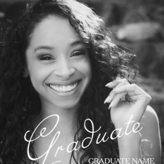 graduation photo announcement