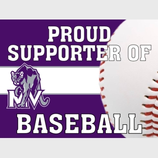 Mountain View High School Baseball yard sign
