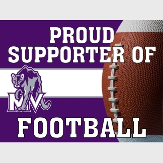 Mountain View High School Football yard sign