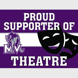 Mountain View High School Theatre yard sign
