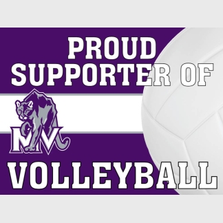 Mountain View High School Volleyball yard sign