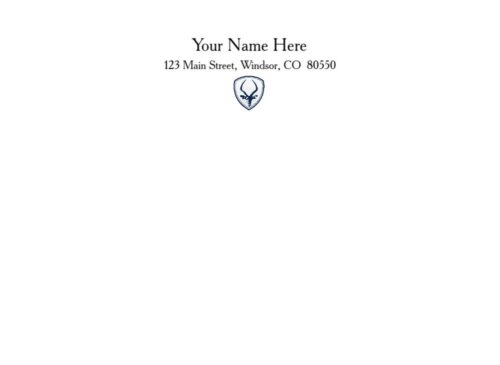 Poudre High School Graduation Announcement envelopes