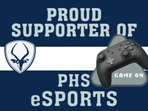 Poudre High School eSports yard sign