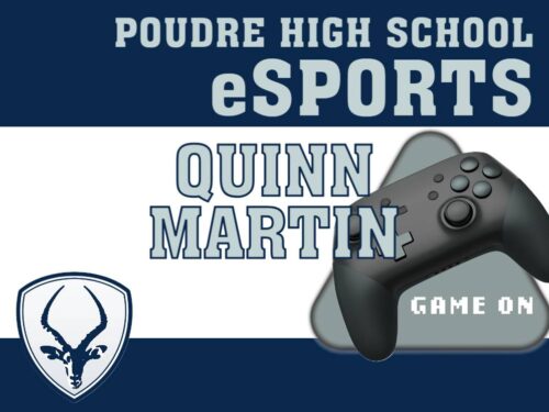 Poudre High School eSports yard sign