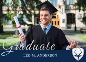 Poudre High School graduation announcement