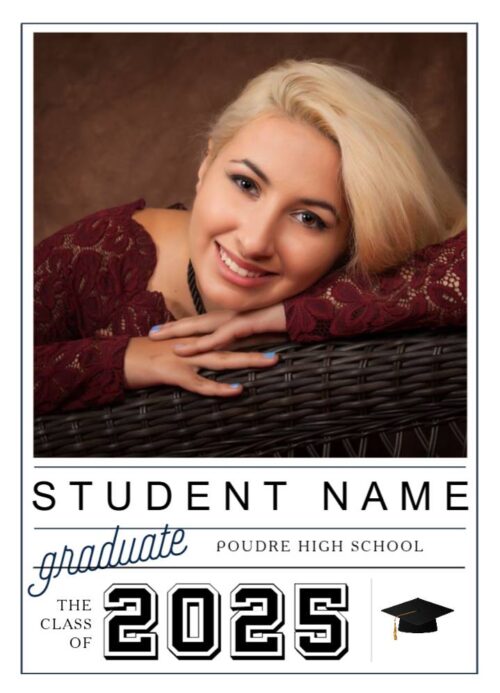 Poudre High School Graduation Announcements