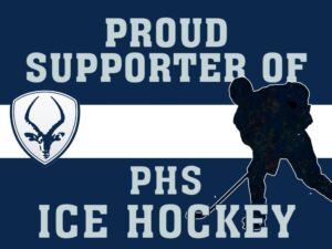 Poudre High School Ice Hockey yard sign